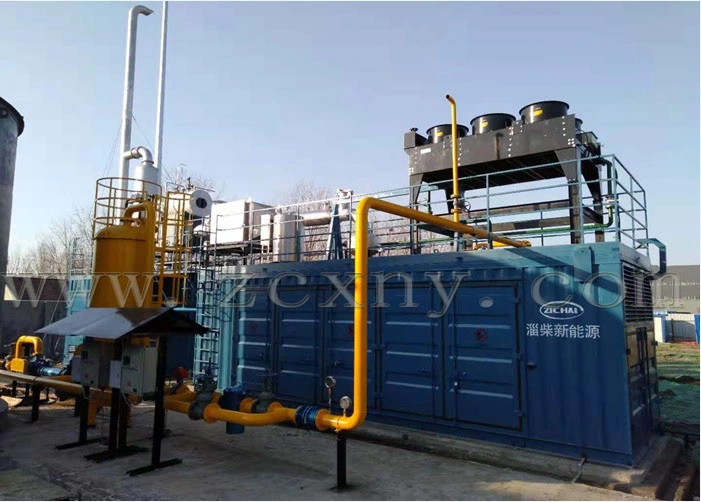 Famous Brand Zichai Gas Engine Natural Gas Generator Low Price for Sale